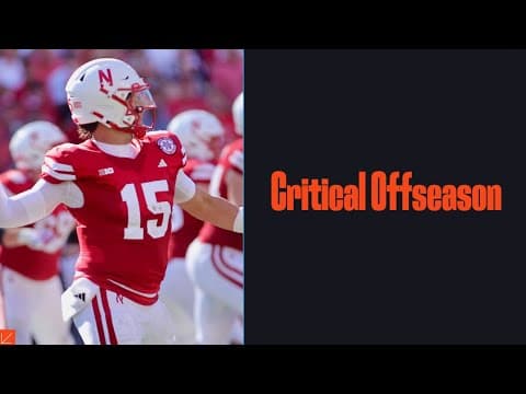 Coach Rhule and the Huskers face critical offseason choices in rebuild