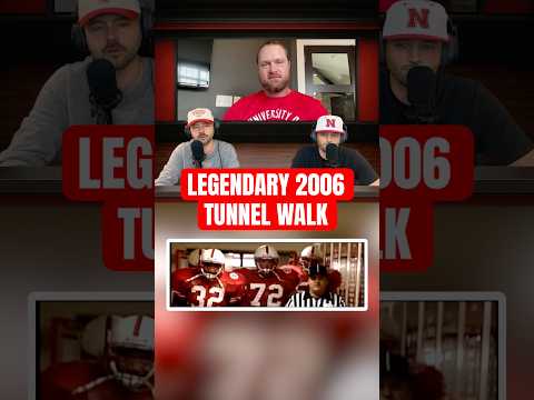 Adam Carriker was part of a legendary Tunnel Walk in 2006 #huskers #tradition #collegefootball