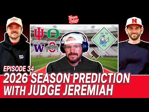 Ep. 34: Season Prediction for the 2026 Huskers with Judge Jeremiah Sirles