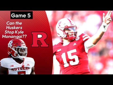 Can The Nebraska Cornhuskers Stop Kyle Monangai??? Game 5 prediction here!