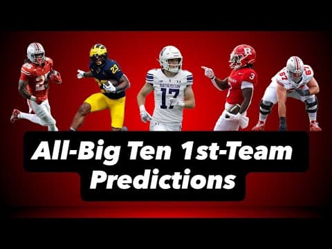 1st-Team All Big 10: Offense