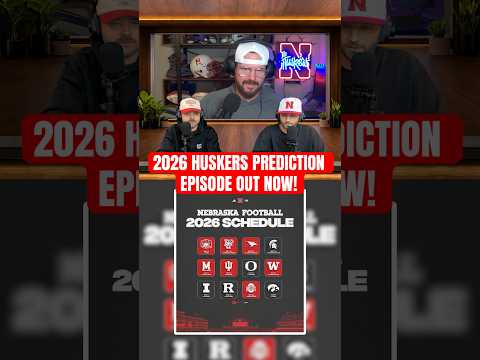 2026 Nebraska Football Prediction episode with Judge Jeremiah Sirles is out NOW #huskers #football