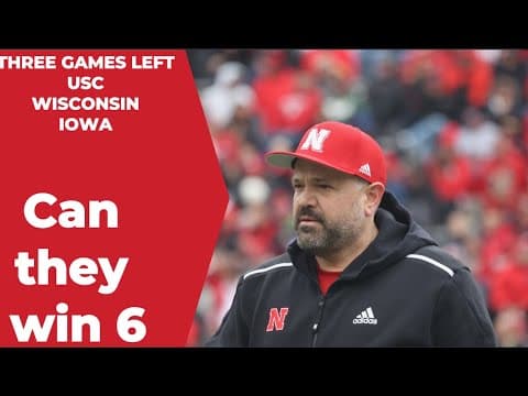 What if Matt Rhule goes winless in November again? Will the Huskers bowl drought continue?