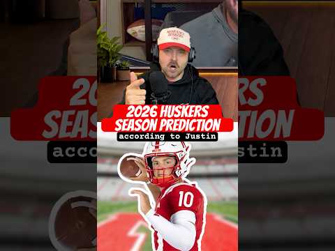 Justin’s prediction. Spot on, right? #shorts #huskers #nebraska #fyp #new