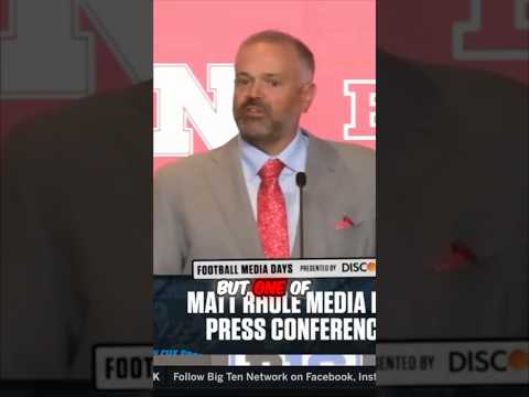 Why Matt Rhule MUST Win In November #nebraska #huskers #football #nebraskafootball #collegefootball