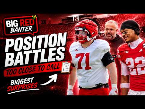 Nebraska’s Biggest Fall Camp Surprises + Position Battles We Can’t Call Yet 👀