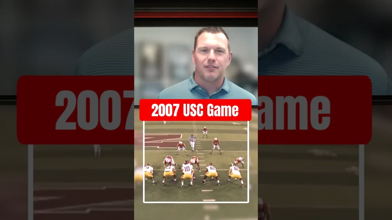 John David Booty gave away the plays #huskers #cfb #shorts #USC #trojans #2007 #fyp