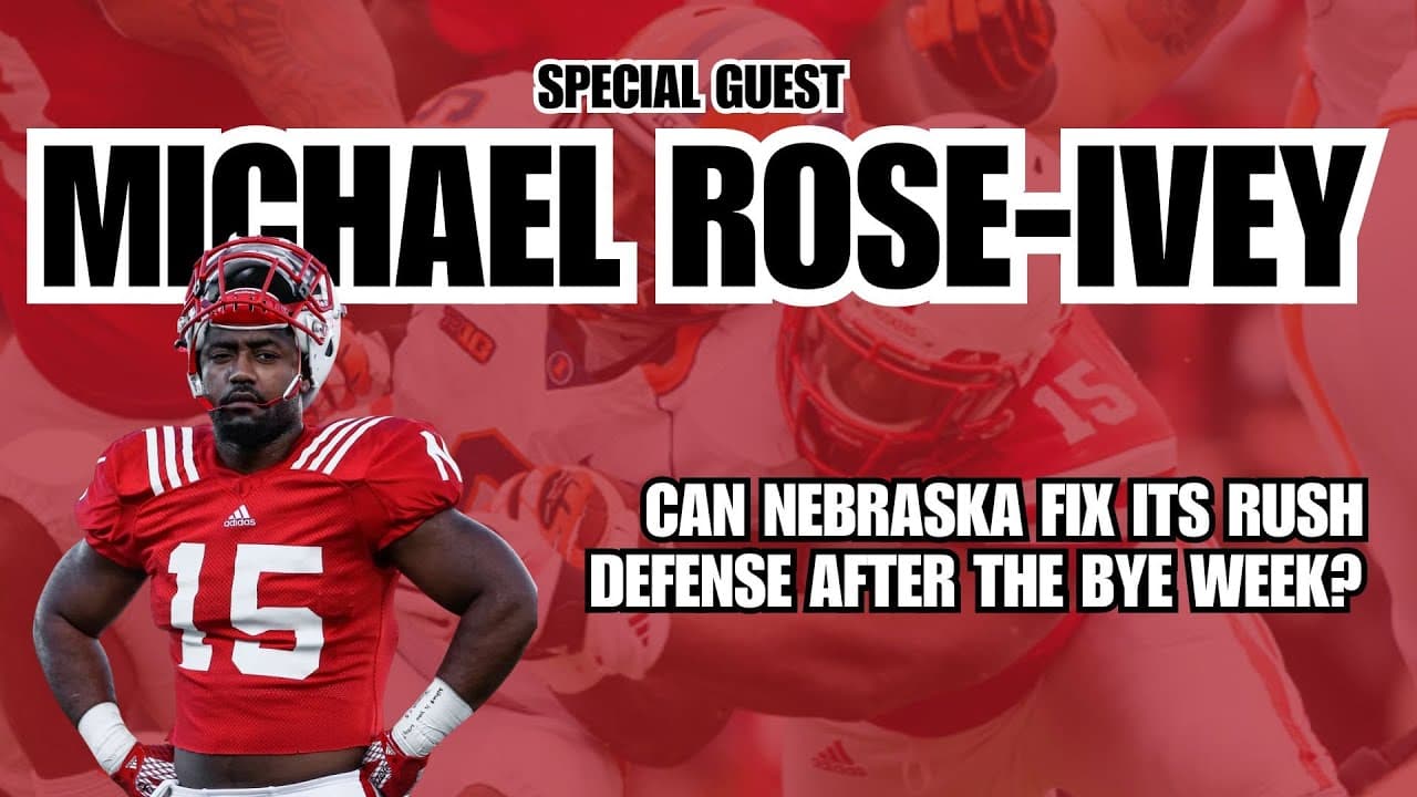 Can Nebraska fix its rush defense against Michigan State? Michael Rose-Ivey joins the show!