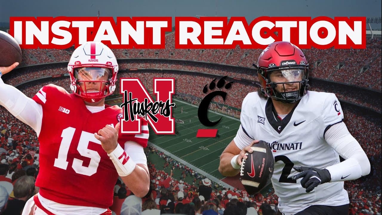 Nebraska vs Cincinnati Postgame Instant Reaction Show