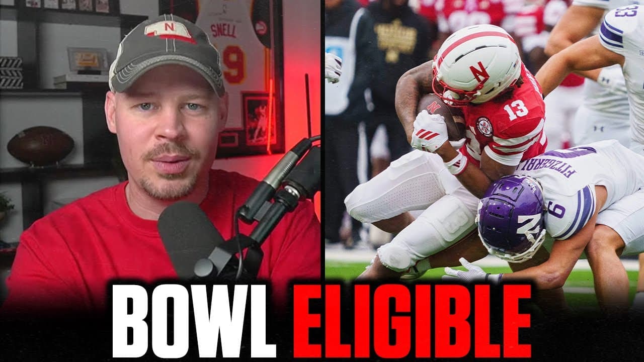 REACTING TO NEBRASKA SURVIVING NORTHWESTERN TO GET BOWL ELIGIBLE