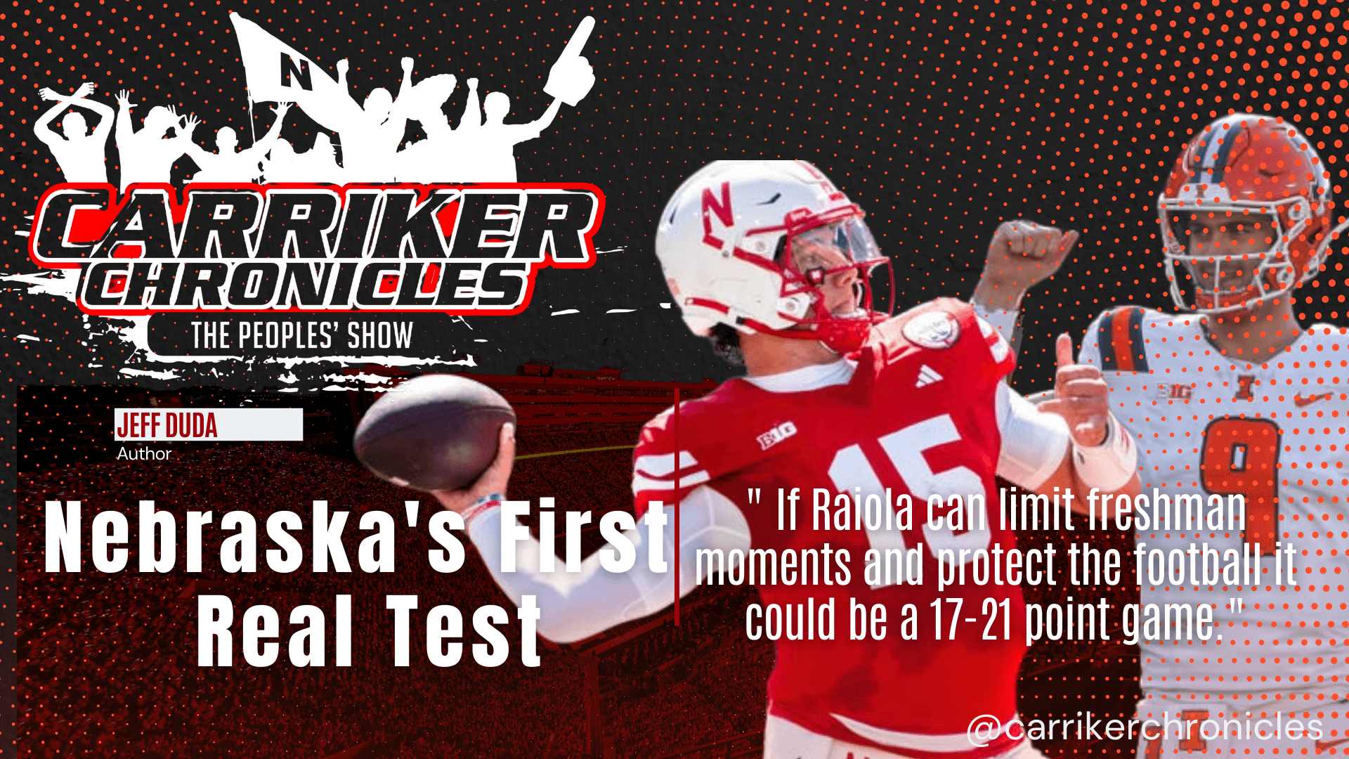 Nebraska’s First Real Test