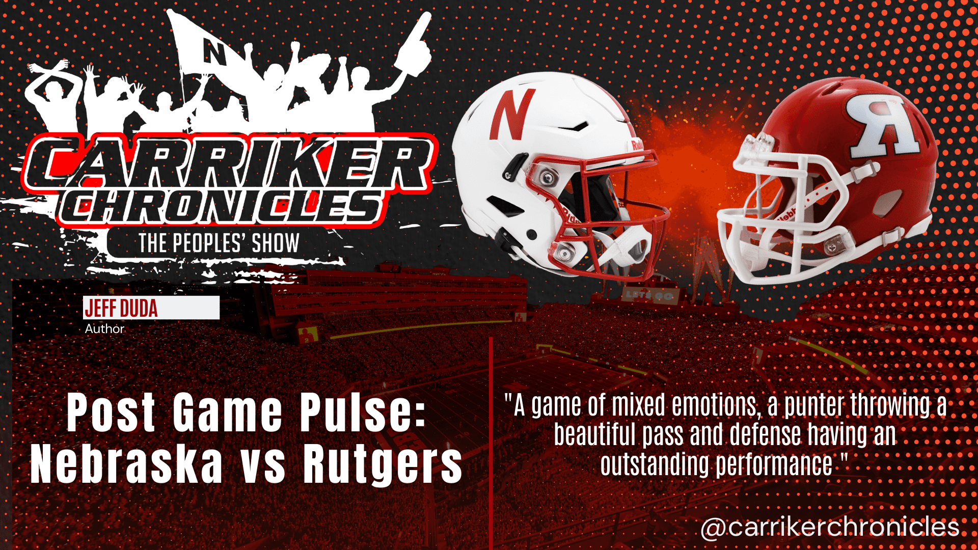 Post Game Pulse: Nebraska vs Rutgers