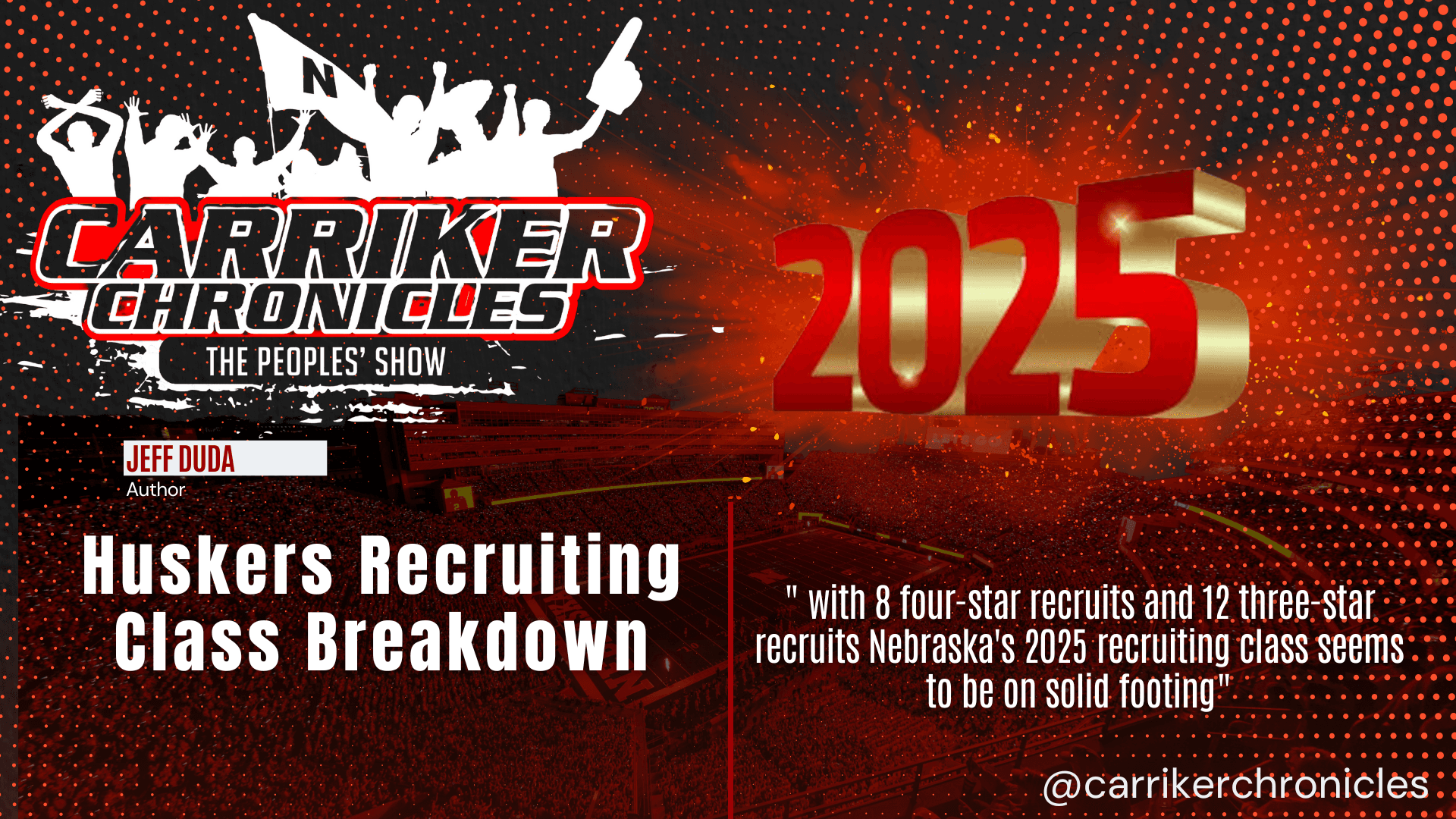 Huskers Recruiting Class Breakdown