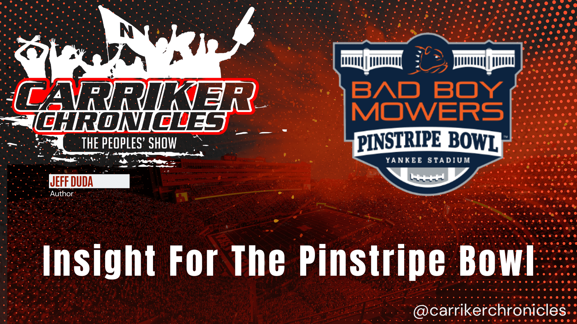 Insights For The Pinstripe Bowl