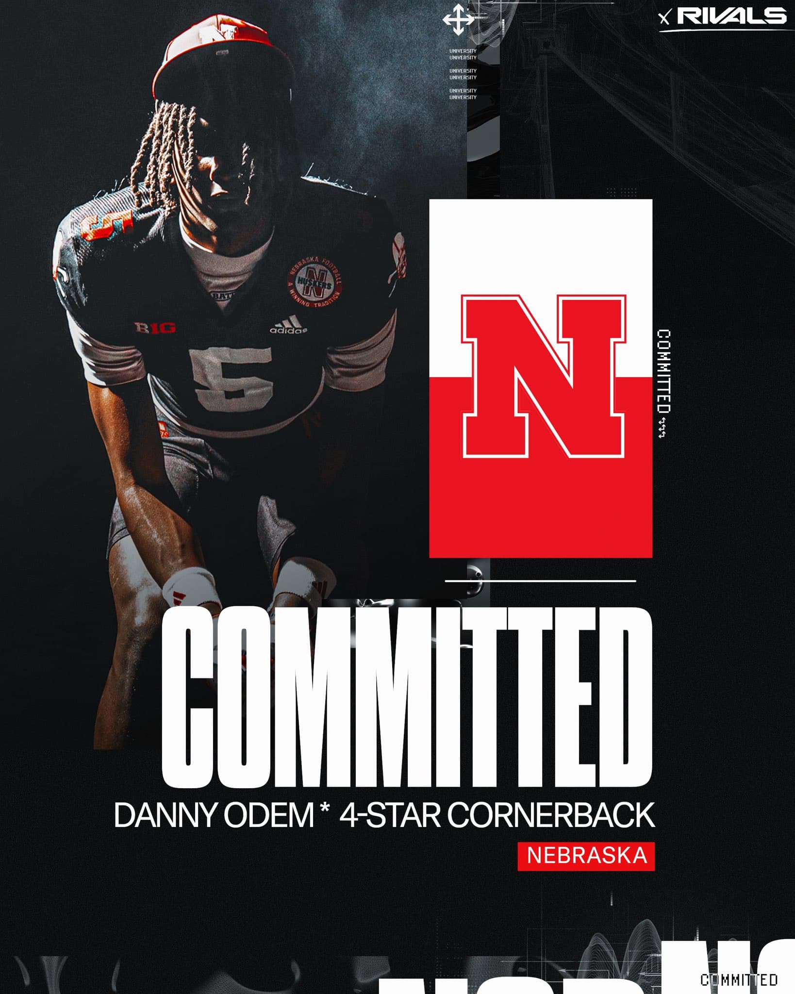Nebraska Beats Out 50+ Schools to Land Elite CB