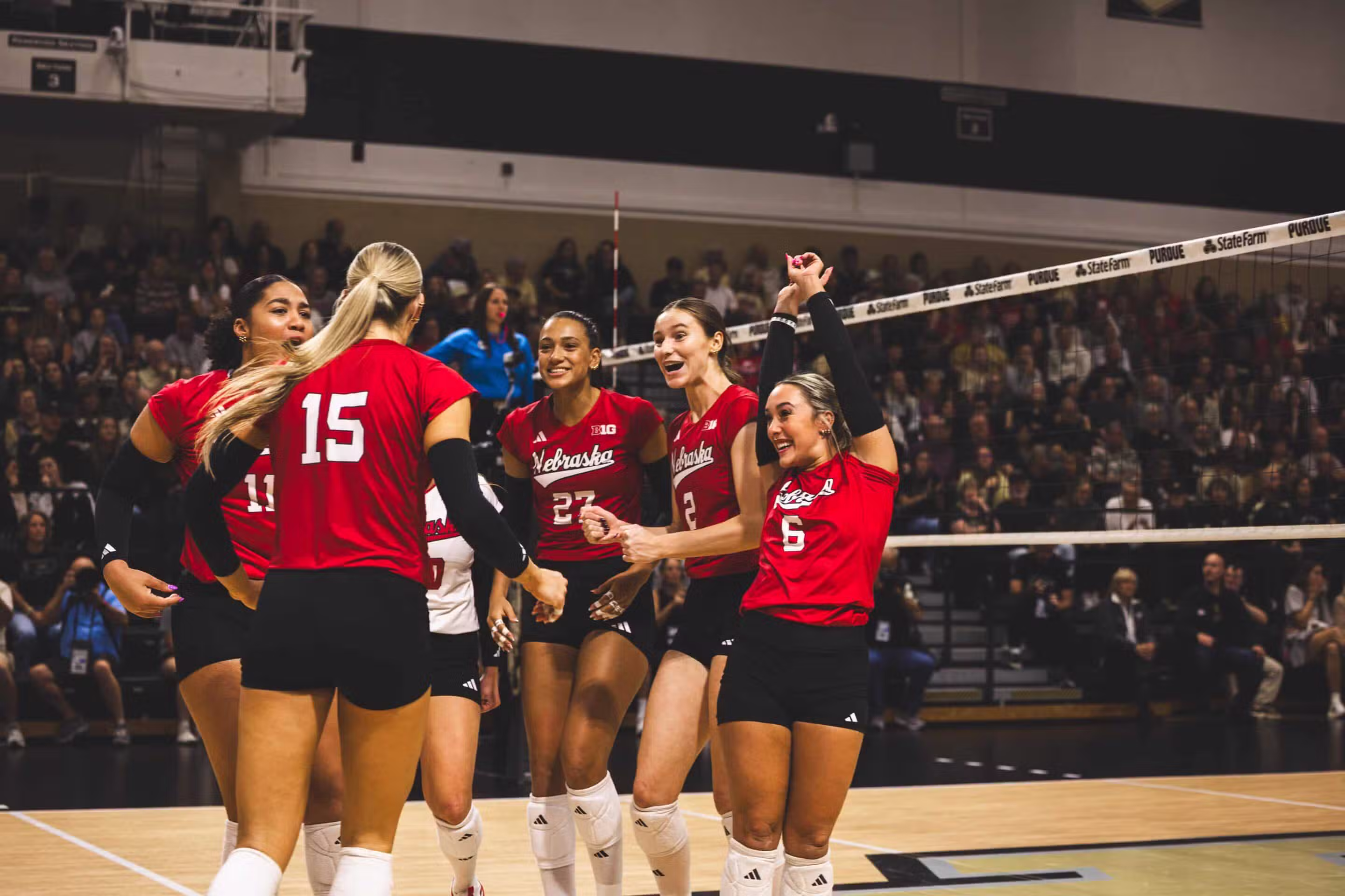 Nebraska Sweeps No.12 Purdue