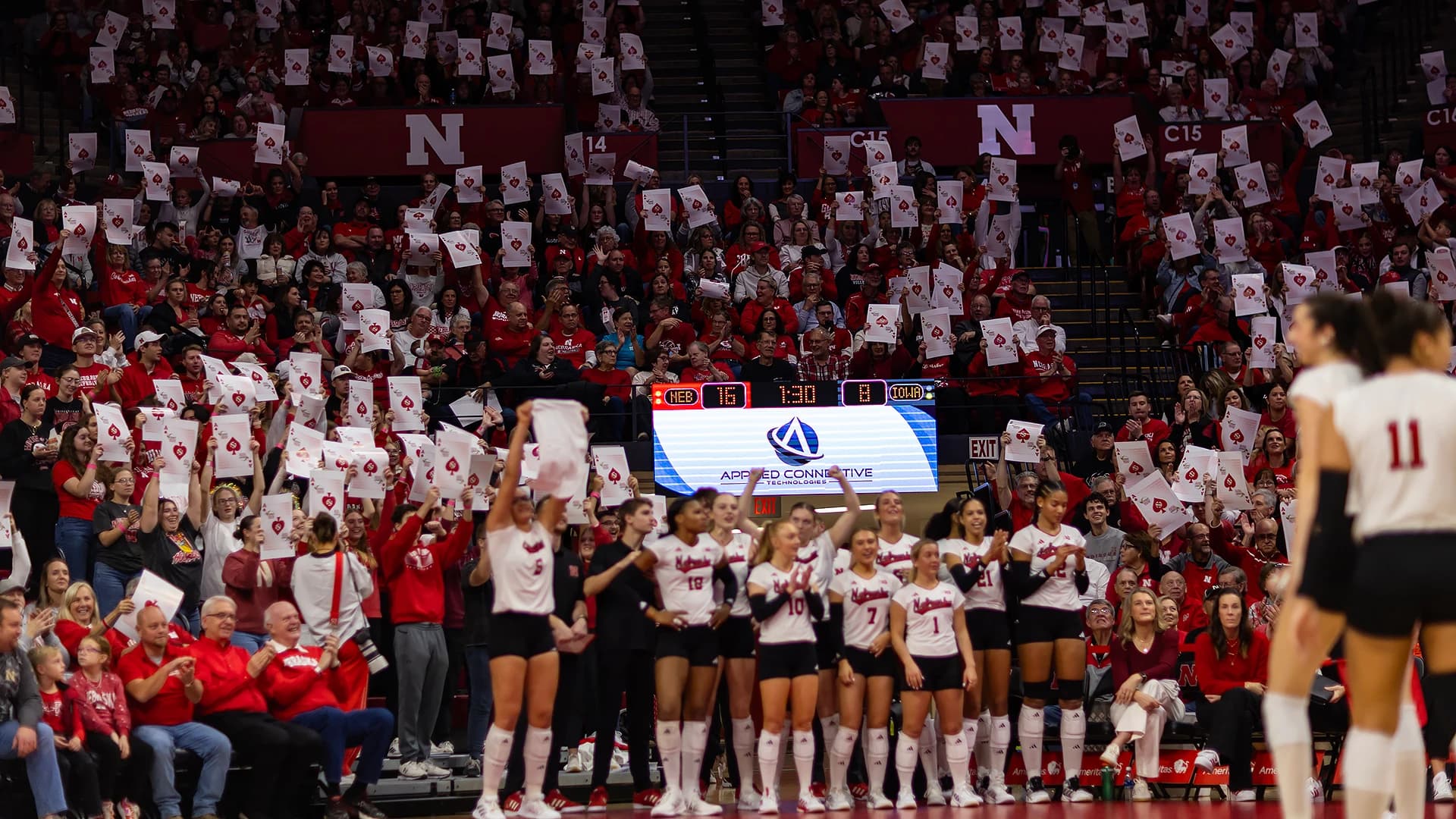 Huskers Clinch Share of B1G Title, Remain Undefeated