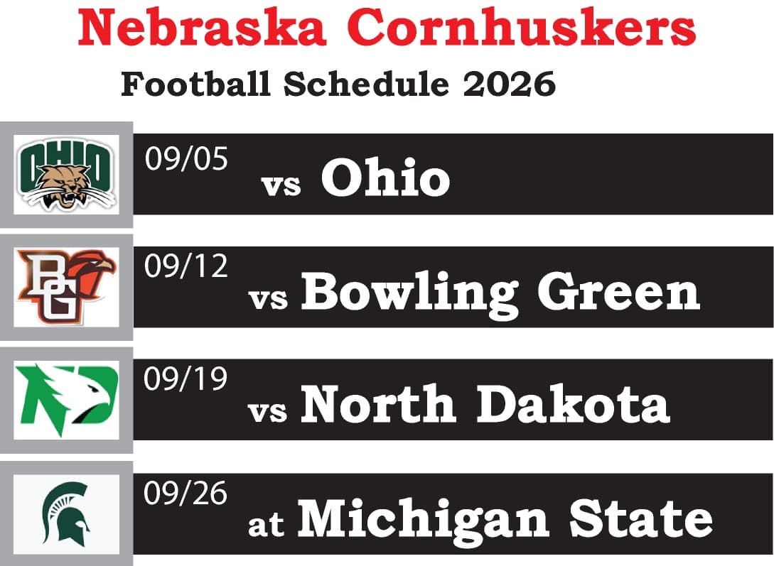 Nebraska’s 2026 Schedule, 3 Games That Will Define the Season