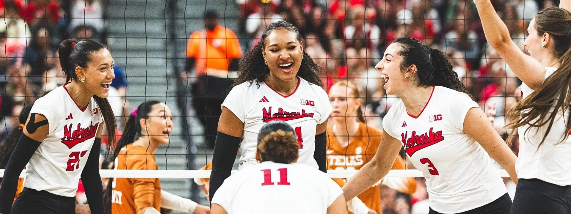 HORNS DOWN! Nebraska Embarrasses Texas in Sweep