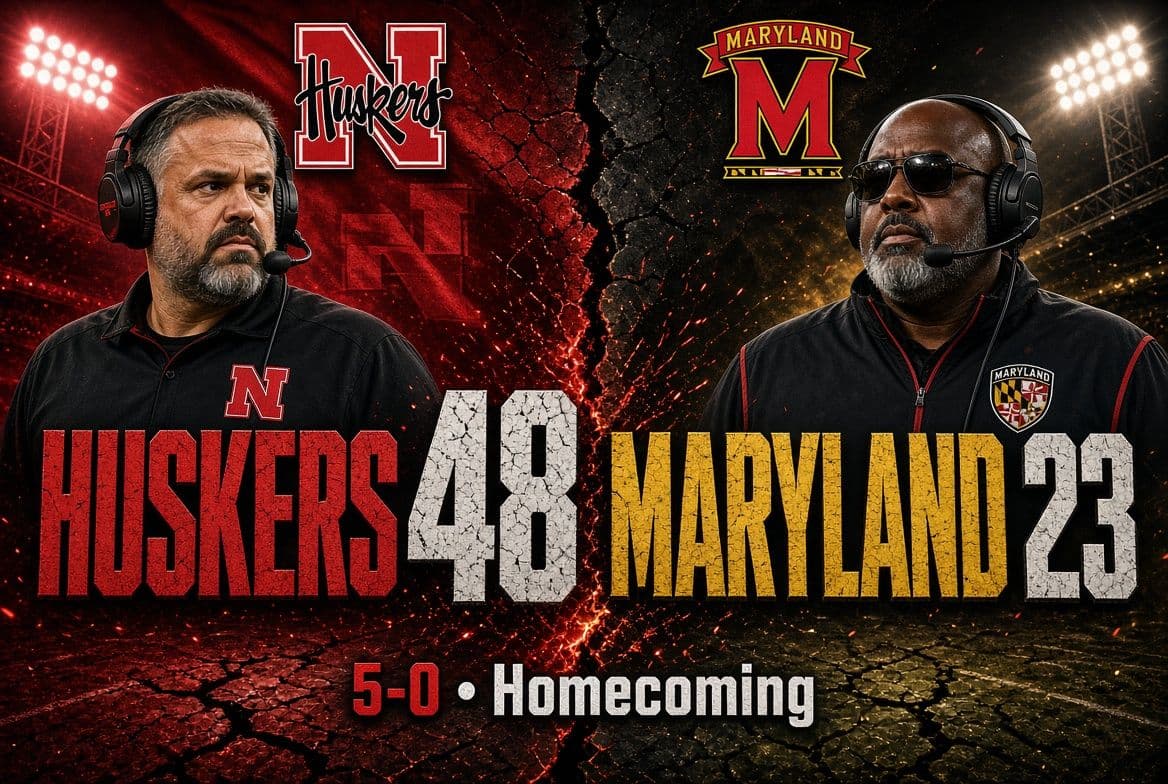 Three Takeaways as the Huskers Move to 5-0