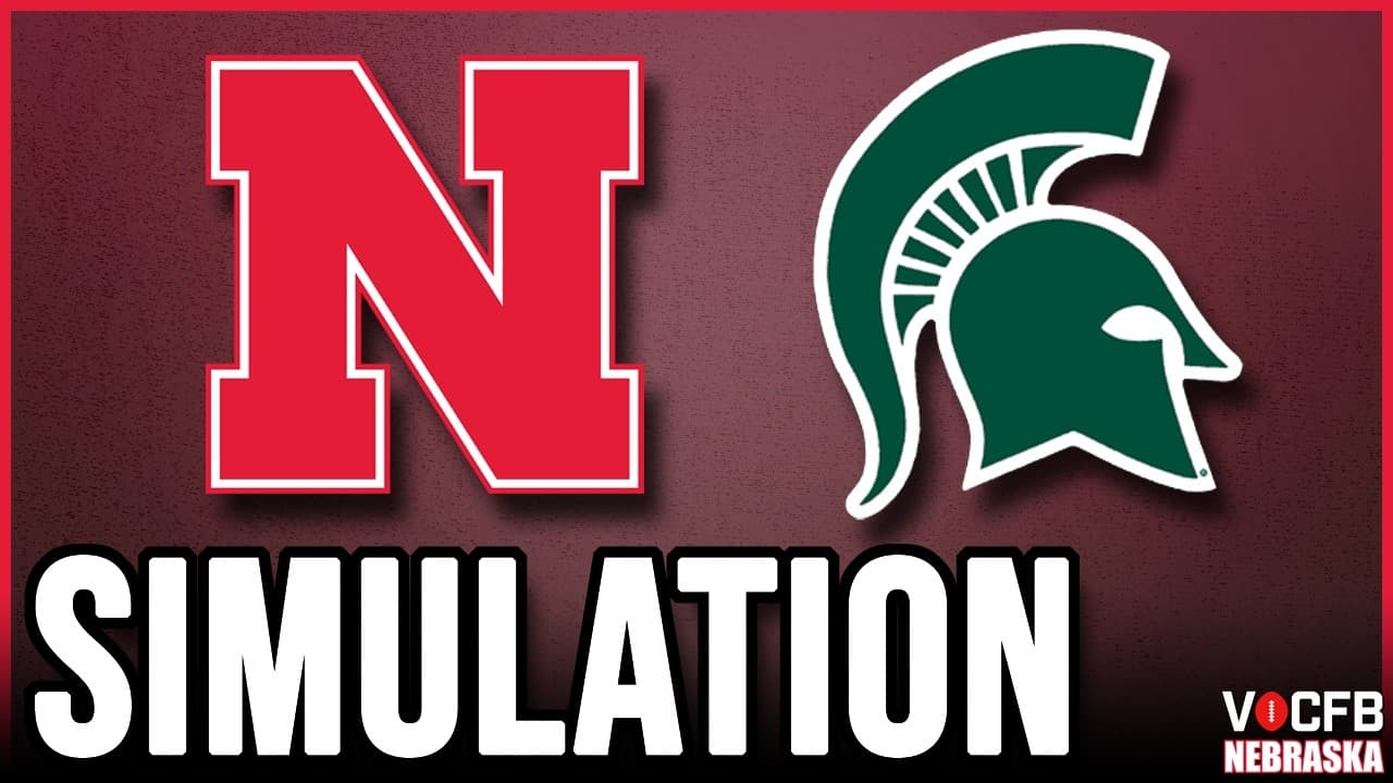 Nebraska vs Michigan State - 9/26 Simulation on CFB 27