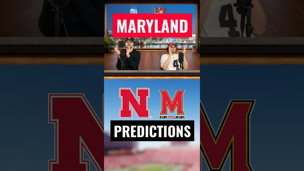 Drop your predictions ⬇️ #huskers #football #gbr #collegefootball #nebraska #maryland