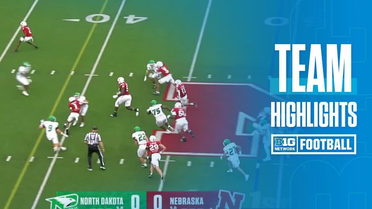 Nebraska Cornhuskers Highlights vs. North Dakota Fighting Hawks | 2026 Regular Season Week 3 3