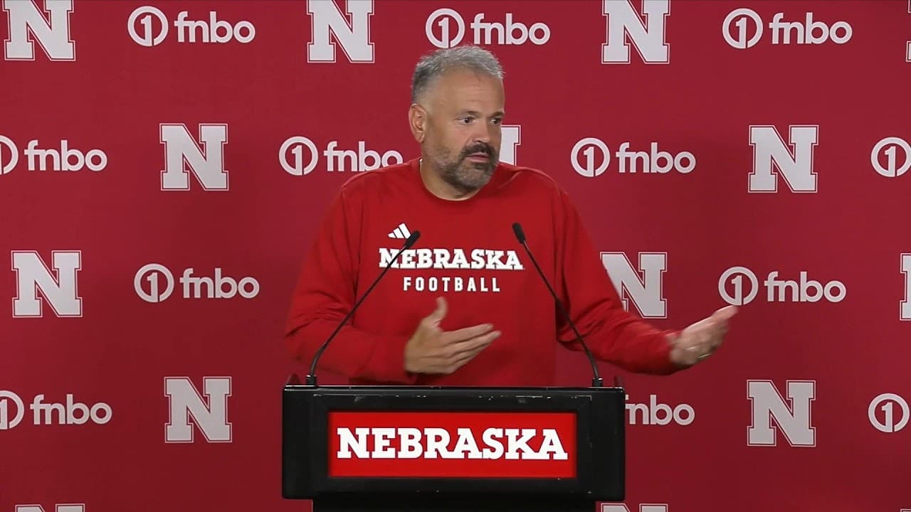 Nebraska Football Week One Media Availability | August 31, 2026