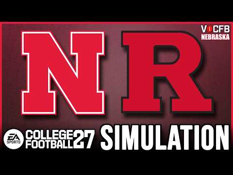 Nebraska Week 11 Simulation vs Rutgers (College Football 27)