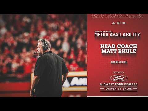 Head Coach Matt Rhule Fall Camp Media Availability | August 22, 2026